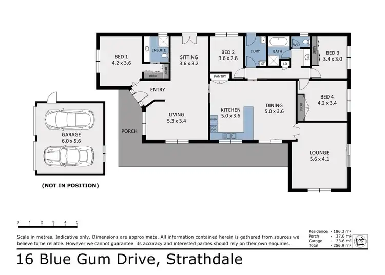 Floorplan of Homely house listing, 16 Blue Gum Drive, Strathdale VIC 3550