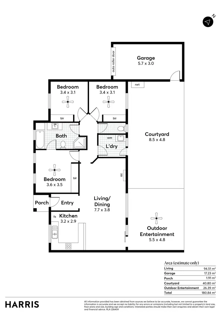 Floorplan of Homely house listing, 99B Railway Terrace, Ascot Park SA 5043