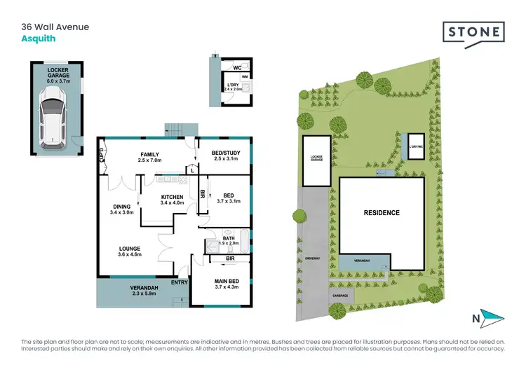 Floorplan of Homely house listing, 36 Wall Avenue, Asquith NSW 2077