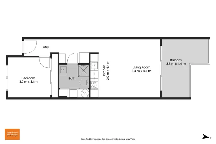Floorplan of Homely apartment listing, 5B/17 Uriarra Road, Queanbeyan NSW 2620