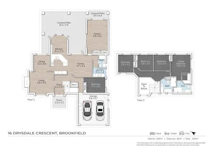Floorplan of Homely house listing, 16 Drysdale Crescent, Brookfield QLD 4069