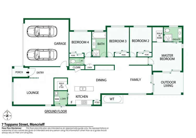 Floorplan of Homely house listing, 7 Toppano Street, Moncrieff ACT 2914