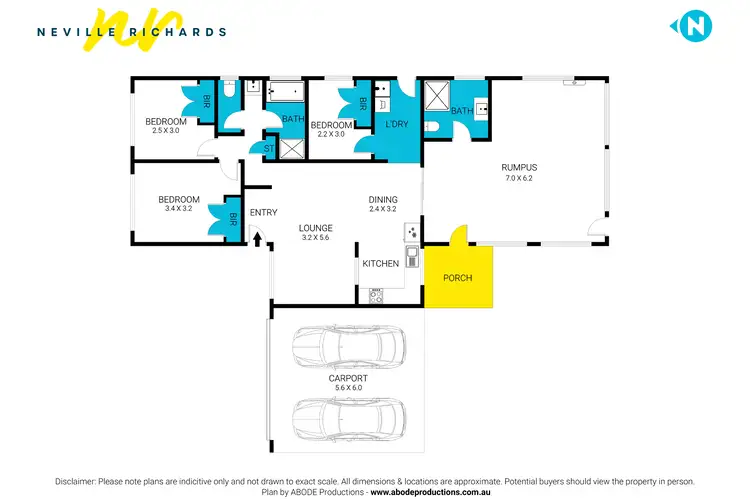 Floorplan of Homely house listing, 6 Payne Street, Portarlington VIC 3223
