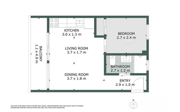 Floorplan of Homely apartment listing, 6/199 Punt Road, Richmond VIC 3121