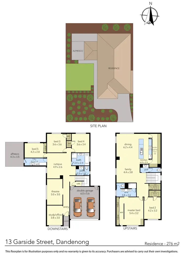 Floorplan of Homely house listing, 13 Garside Street, Dandenong VIC 3175