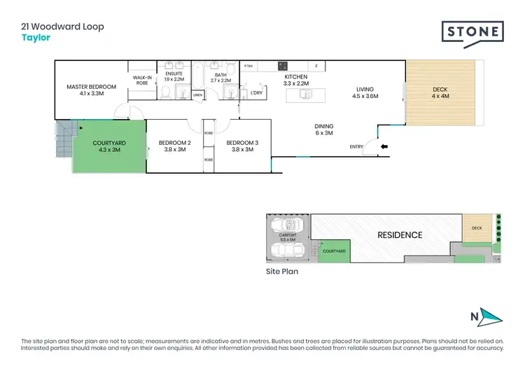 Floorplan of Homely house listing, 21 Woodward Loop, Taylor ACT 2913