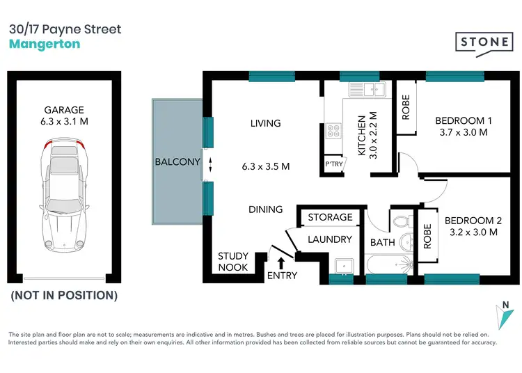 Floorplan of Homely apartment listing, 30/17 Payne Street, Mangerton NSW 2500