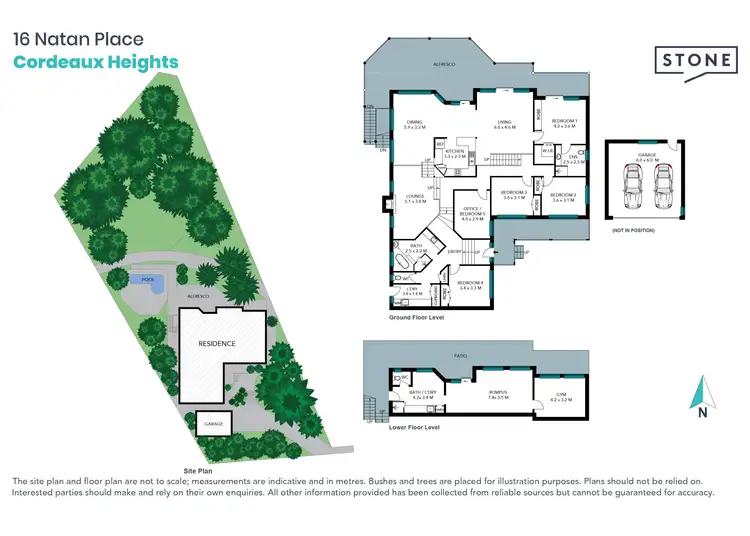 Floorplan of Homely house listing, 16 Natan Place, Cordeaux Heights NSW 2526