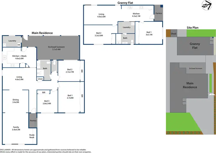 Floorplan of Homely house listing, 208 & 208A Hill End Road, Doonside NSW 2767