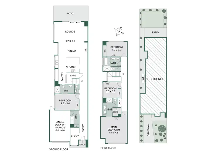 Floorplan of Homely townhouse listing, 13A Gale Street, Aspendale VIC 3195