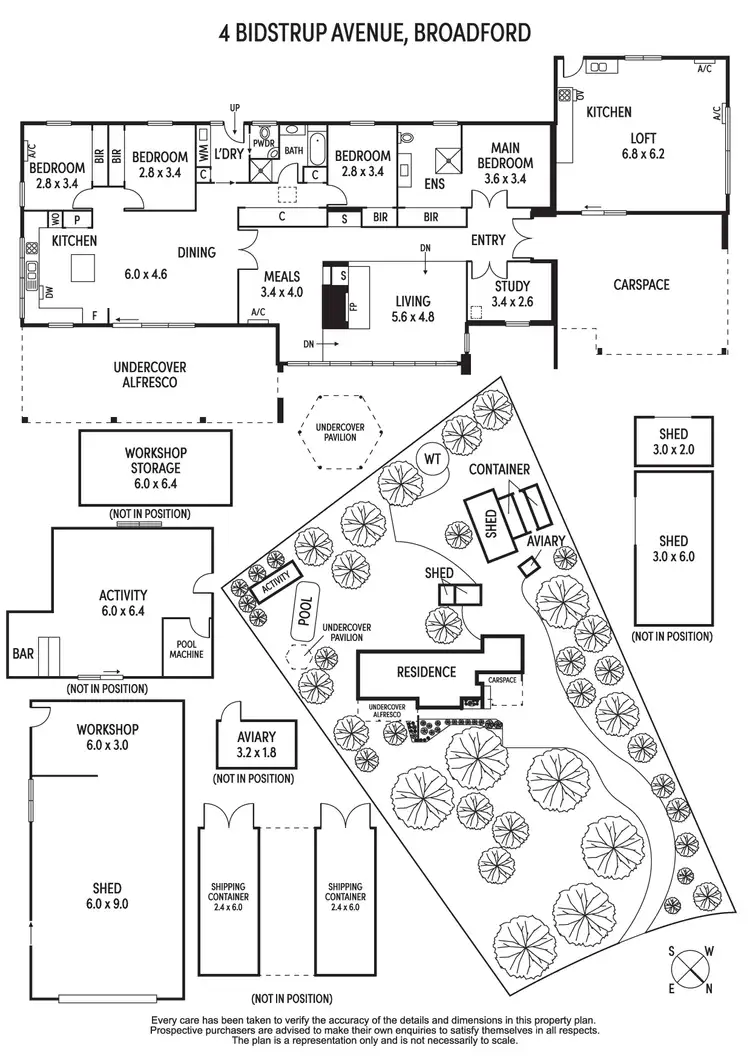 Floorplan of Homely house listing, 4 Bidstrup Avenue, Broadford VIC 3658