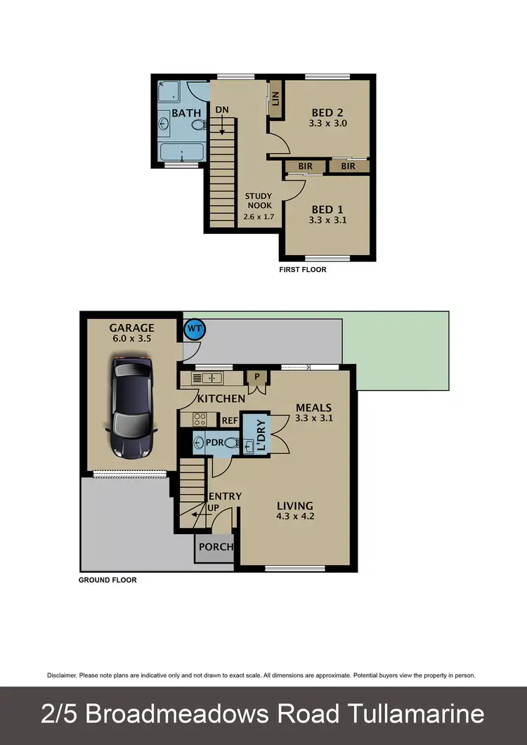 Floorplan of Homely townhouse listing, 2/5 Broadmeadows Road, Tullamarine VIC 3043