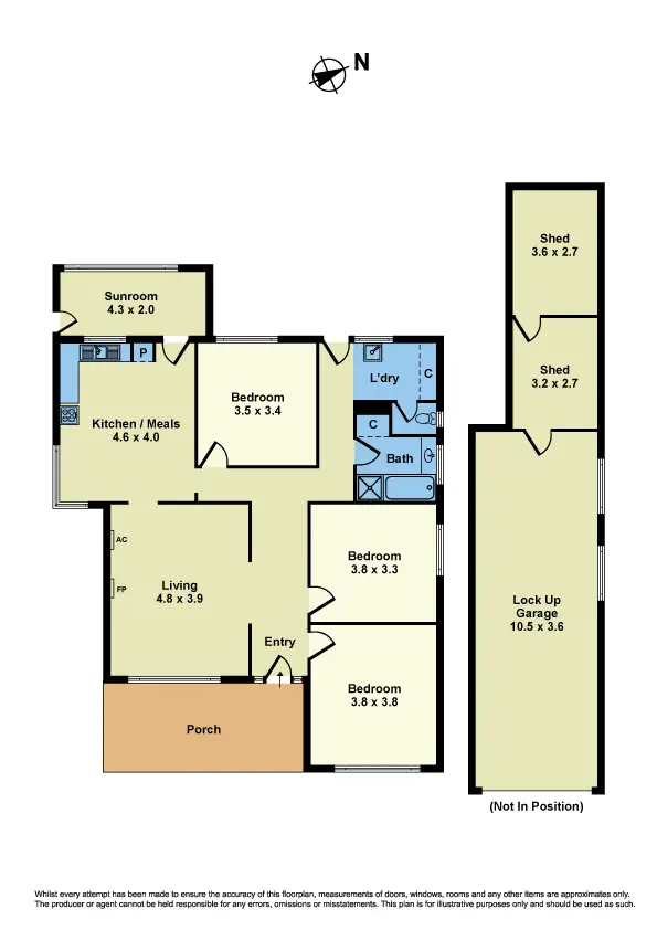 Floorplan of Homely house listing, 9 Ford Avenue, Sunshine North VIC 3020