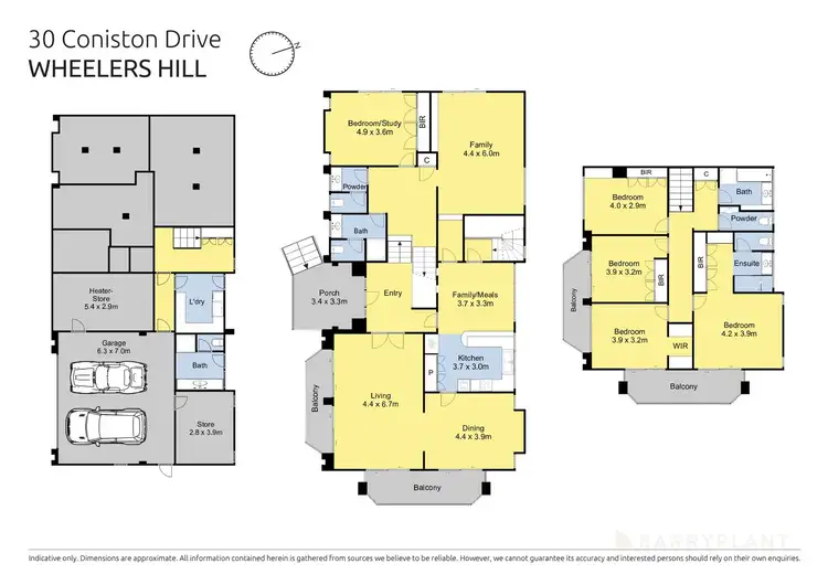 Floorplan of Homely house listing, 30 Coniston Drive, Wheelers Hill VIC 3150