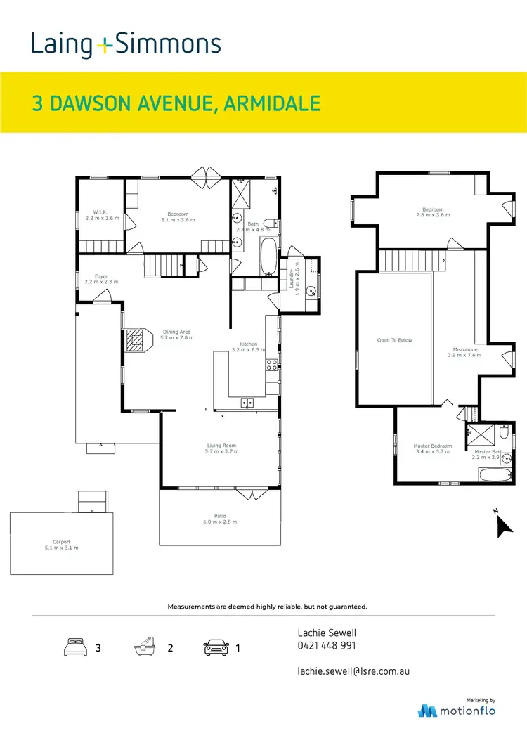 Floorplan of Homely house listing, 3 Dawson Avenue, Armidale NSW 2350