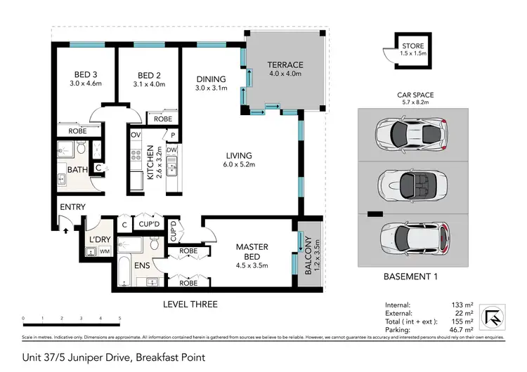 Floorplan of Homely apartment listing, 37/5 Juniper Drive, Breakfast Point NSW 2137