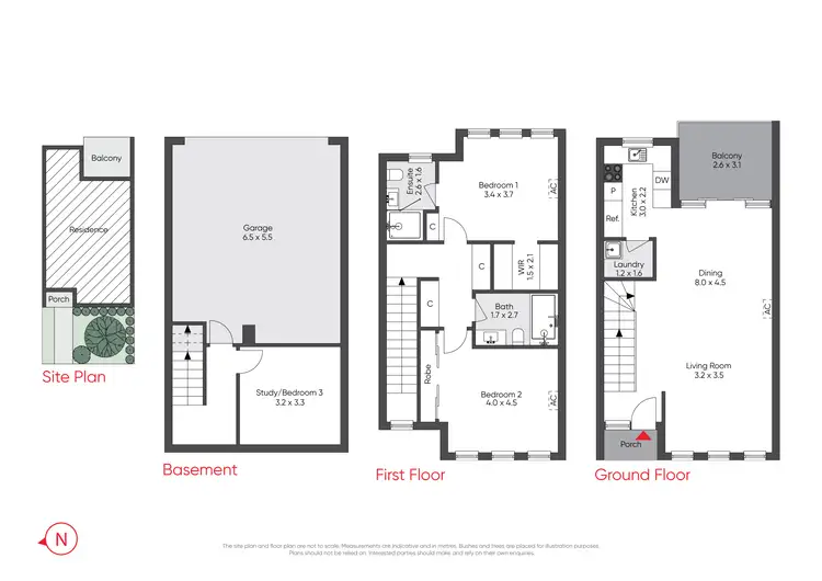 Floorplan of Homely house listing, 12 Recess Concourse, Mooroolbark VIC 3138