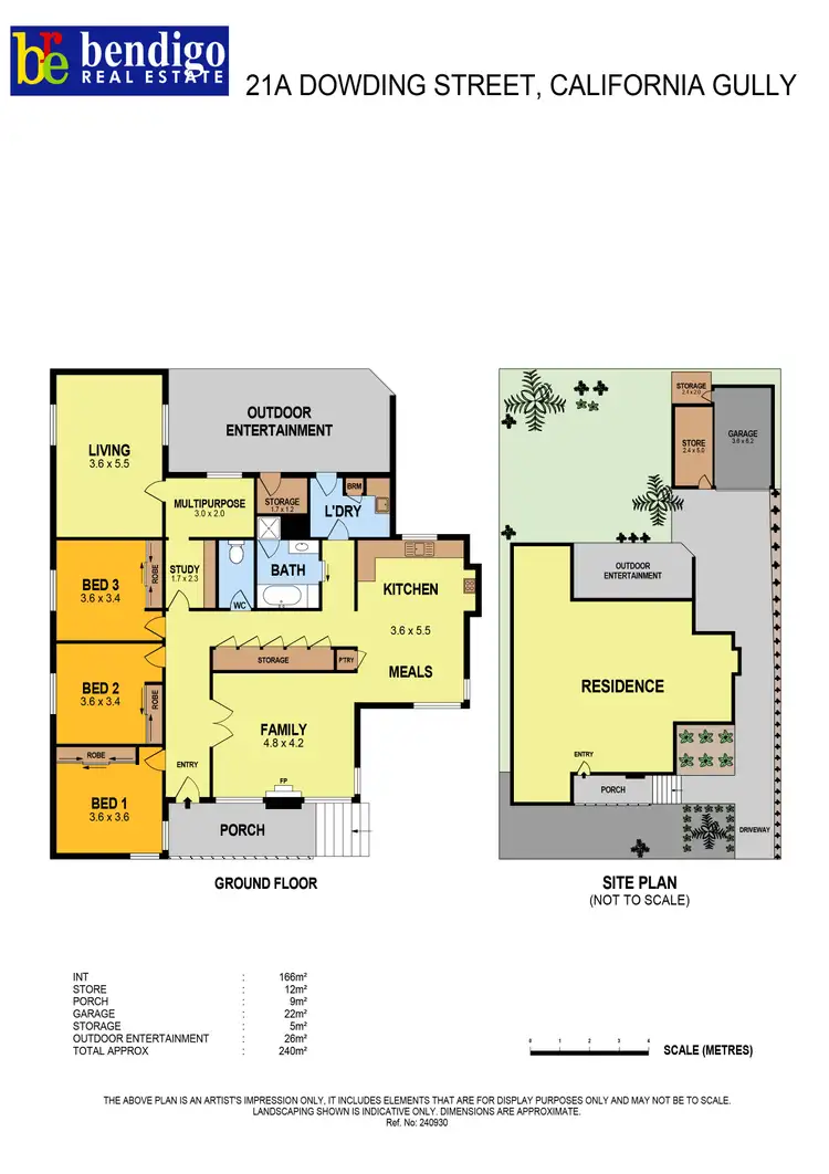 Floorplan of Homely house listing, 21A Dowding Street, California Gully VIC 3556