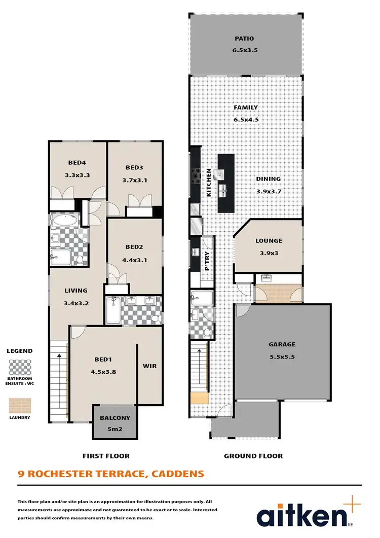 Floorplan of Homely house listing, 9 Rochester Terrace, Caddens NSW 2747
