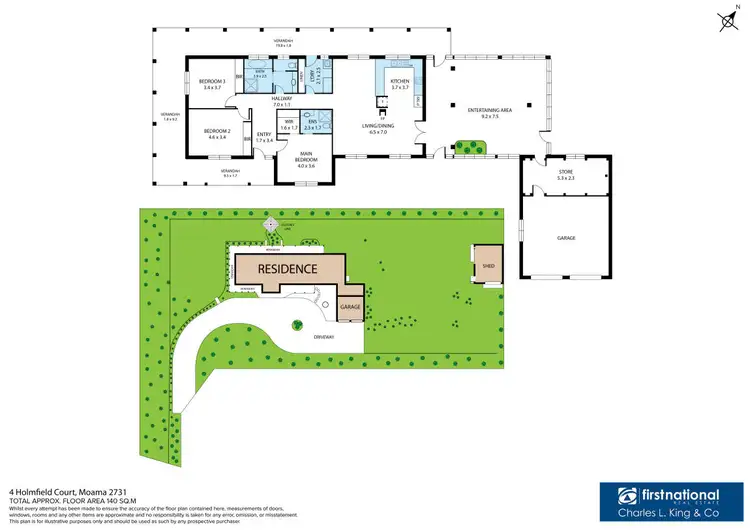 Floorplan of Homely house listing, 4 Holmfield Court, Moama NSW 2731