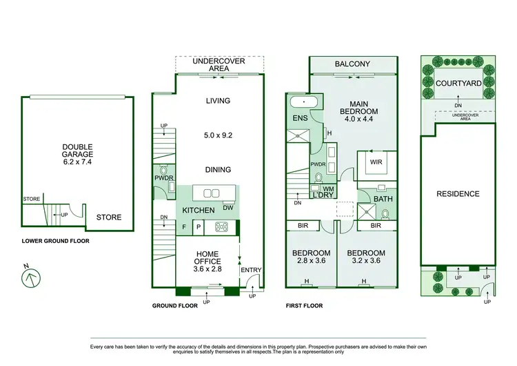 Floorplan of Homely townhouse listing, 8/1289 Burke Road, Kew VIC 3101