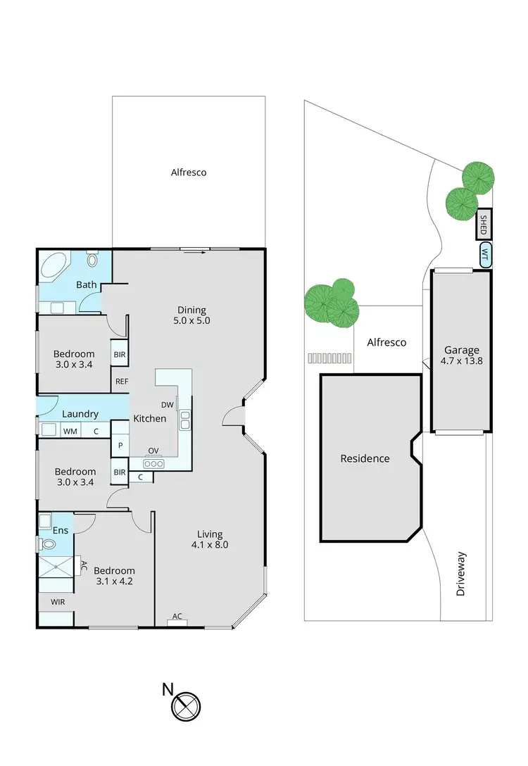Floorplan of Homely house listing, 40 Paddington Avenue, Carrum Downs VIC 3201
