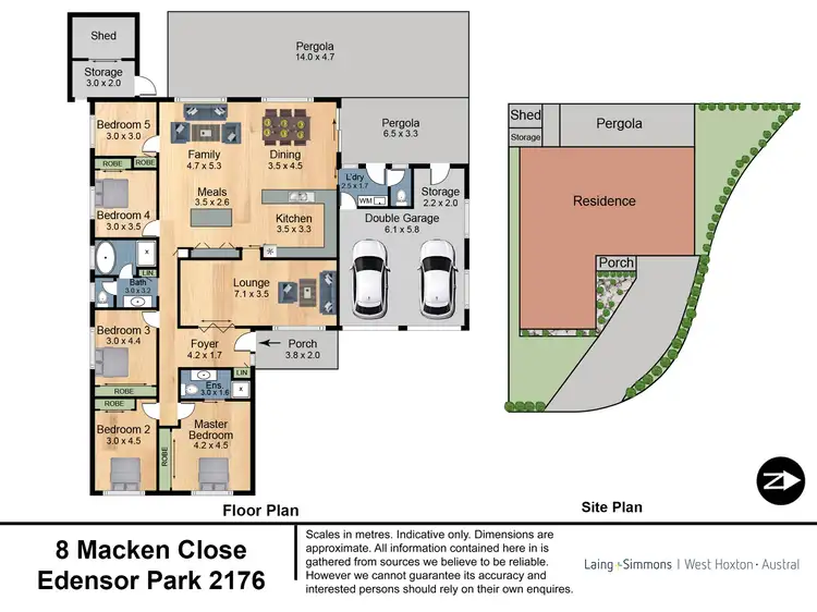 Floorplan of Homely house listing, 8 Macken Close, Edensor Park NSW 2176