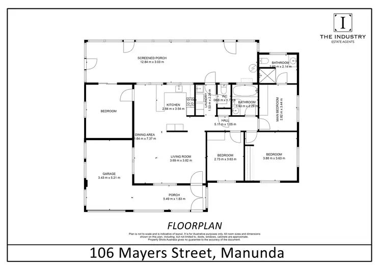 Floorplan of Homely house listing, 106 Mayers Street, Manunda QLD 4870