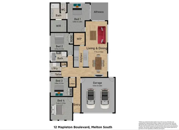 Floorplan of Homely house listing, 12 Mapleton Boulevard, Melton South VIC 3338