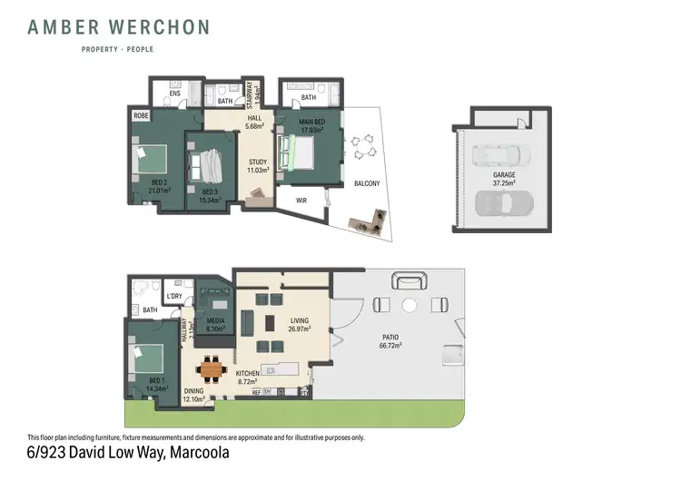 Floorplan of Homely unit listing, 6/923 David Low Way, Marcoola QLD 4564