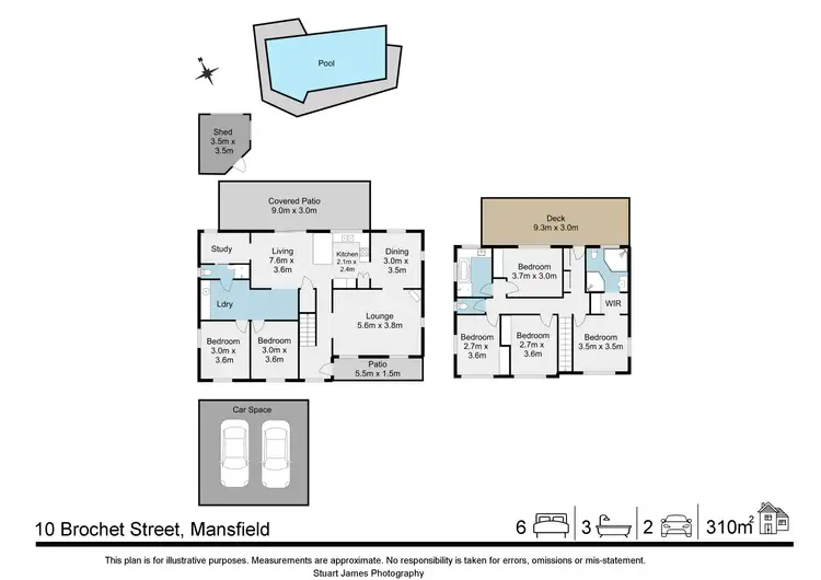 Floorplan of Homely house listing, 10 Brochet Street, Mansfield QLD 4122