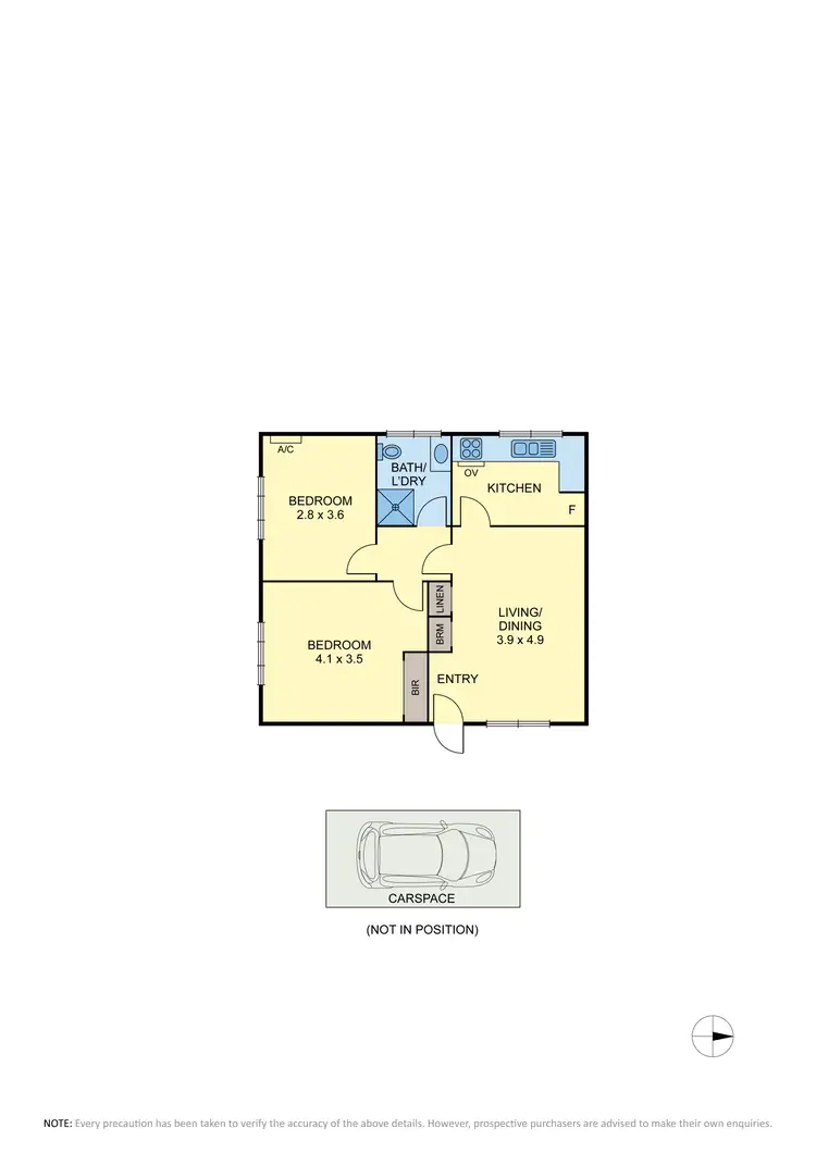 Floorplan of Homely unit listing, 5/48 Keilor Road, Essendon North VIC 3041