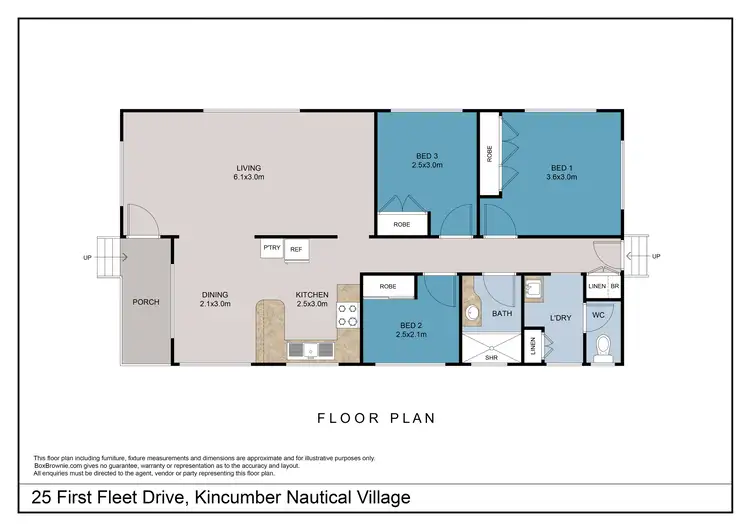 Floorplan of Homely house listing, 25 First Fleet Drive, Kincumber NSW 2251