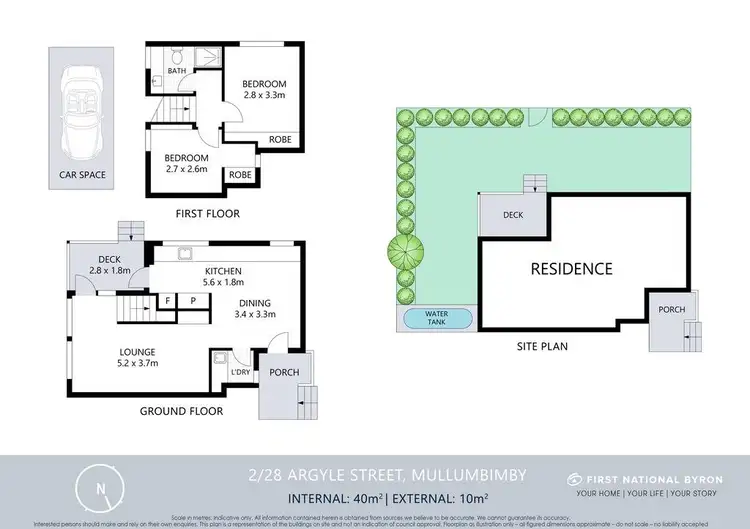Floorplan of Homely townhouse listing, 2/28 Argyle Street, Mullumbimby NSW 2482