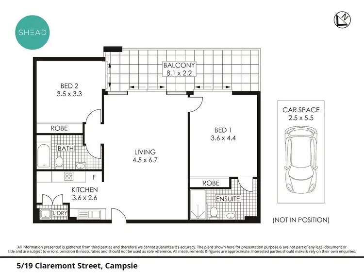Floorplan of Homely apartment listing, 5/19 Claremont Street, Campsie NSW 2194