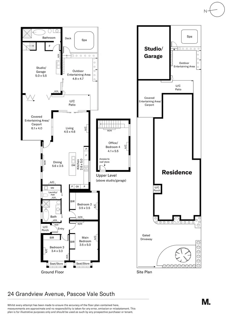 Floorplan of Homely house listing, 24 Grandview Avenue, Pascoe Vale South VIC 3044