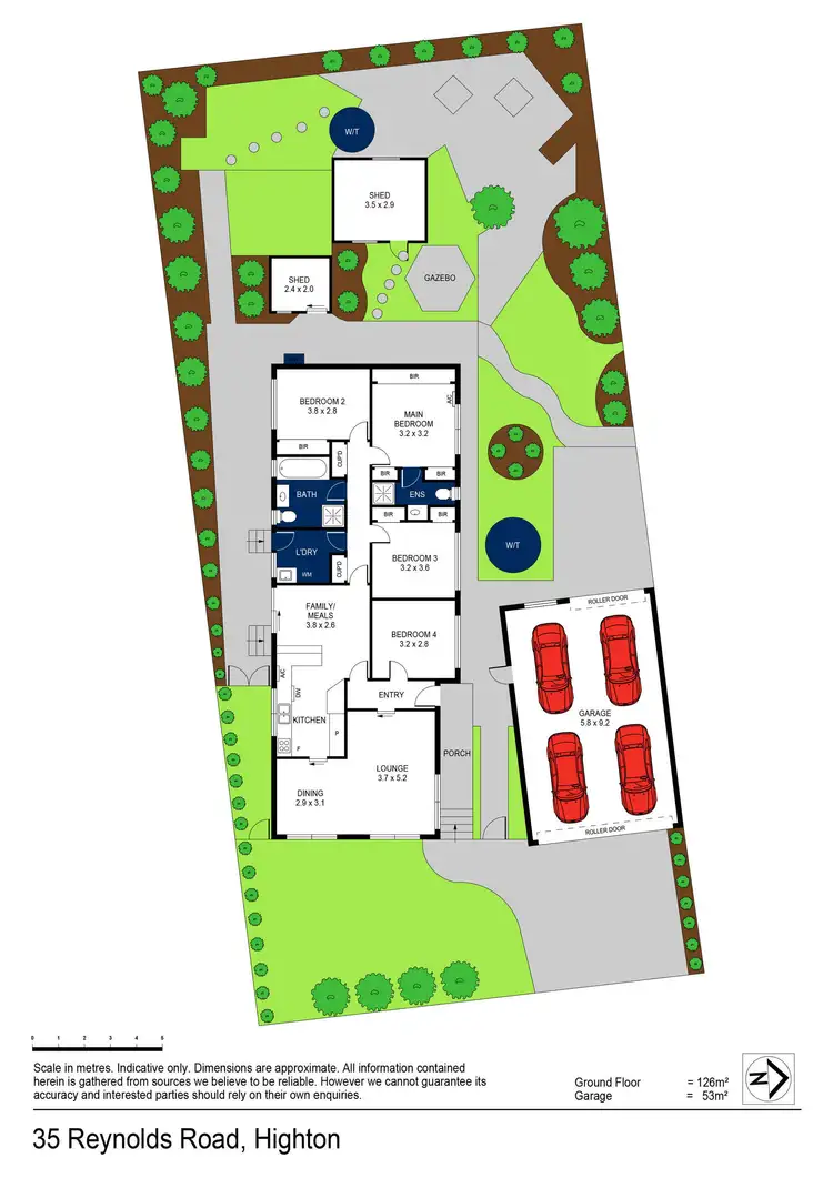 Floorplan of Homely house listing, 35 Reynolds Road, Highton VIC 3216