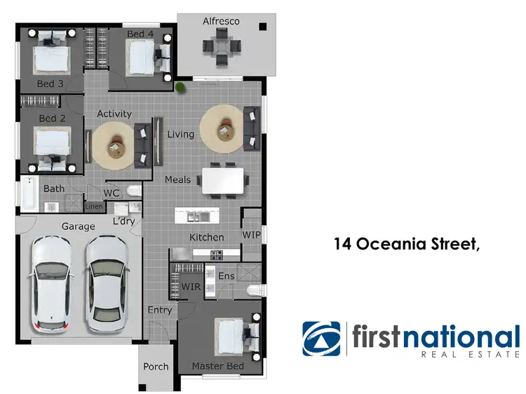 Floorplan of Homely house listing, 14 Oceania Street, Forster NSW 2428