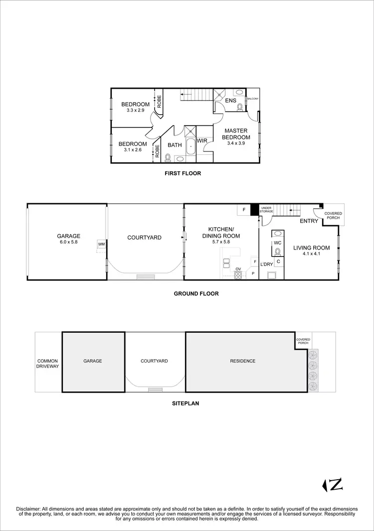 Floorplan of Homely townhouse listing, 4/7 Lorraine Court, Hillside VIC 3037