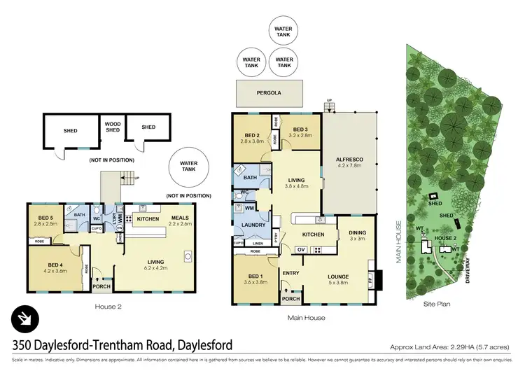 Floorplan of Homely house listing, 350 Daylesford-Trentham Road, Daylesford VIC 3460