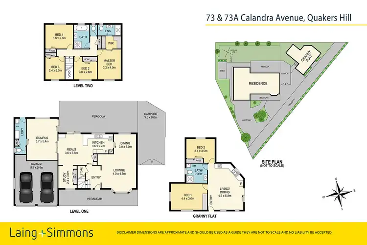 Floorplan of Homely house listing, 73 Calandra Avenue, Quakers Hill NSW 2763