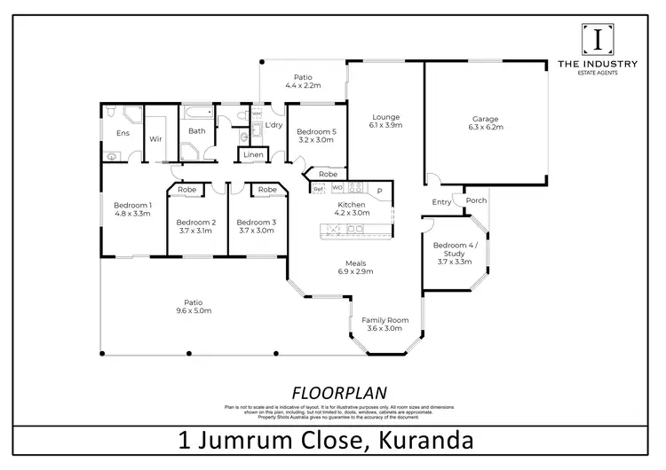 Floorplan of Homely rural property listing, 1 Jumrum Close, Kuranda QLD 4881