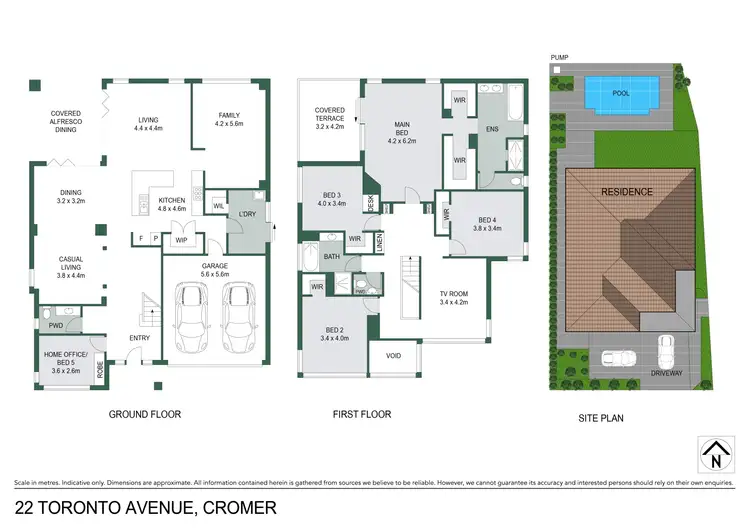 Floorplan of Homely house listing, 22 Toronto Avenue, Cromer NSW 2099