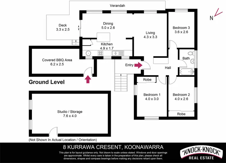 Floorplan of Homely house listing, 8 Kurrawa Crescent, Koonawarra NSW 2530