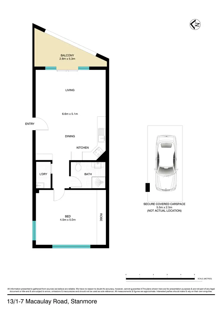 Floorplan of Homely unit listing, 13/1-7 Macaulay Road, Stanmore NSW 2048