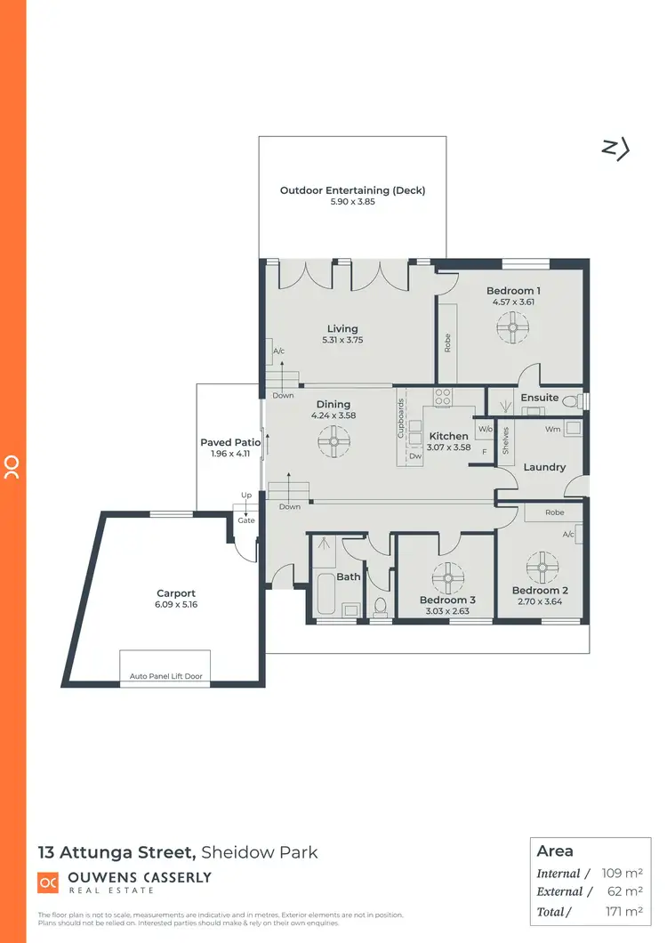 Floorplan of Homely house listing, 13 Attunga Street, Sheidow Park SA 5158