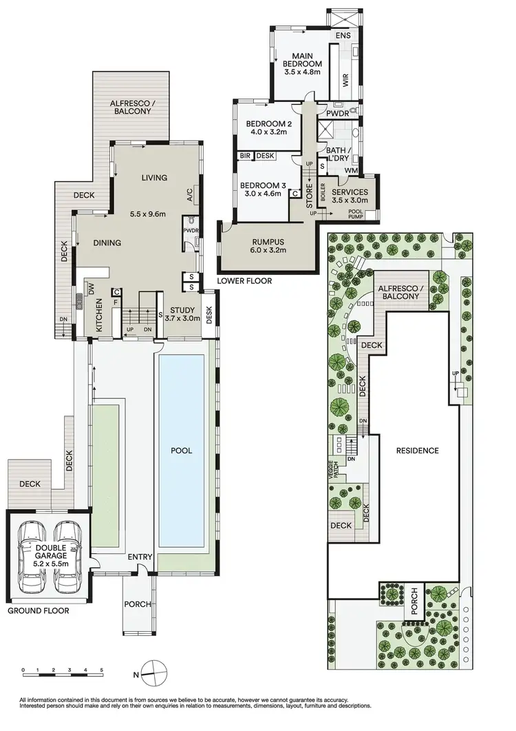 Floorplan of Homely house listing, 60 Elm Grove, Kew East VIC 3102