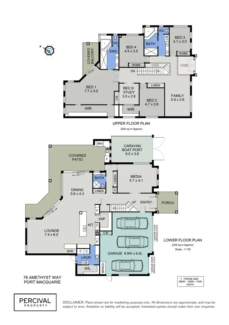 Floorplan of Homely house listing, 76 Amethyst Way, Port Macquarie NSW 2444