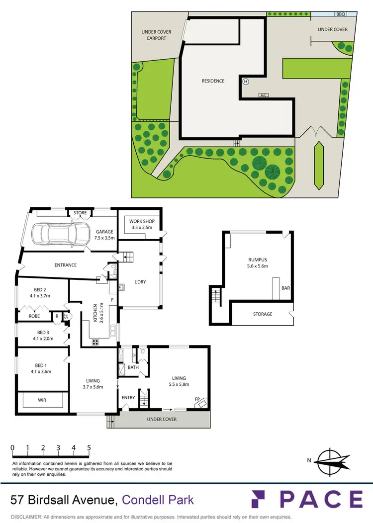 Floorplan of Homely house listing, 57 Birdsall Avenue, Condell Park NSW 2200