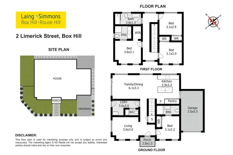 Floorplan of Homely house listing, 2 Limerick Street, Box Hill NSW 2765
